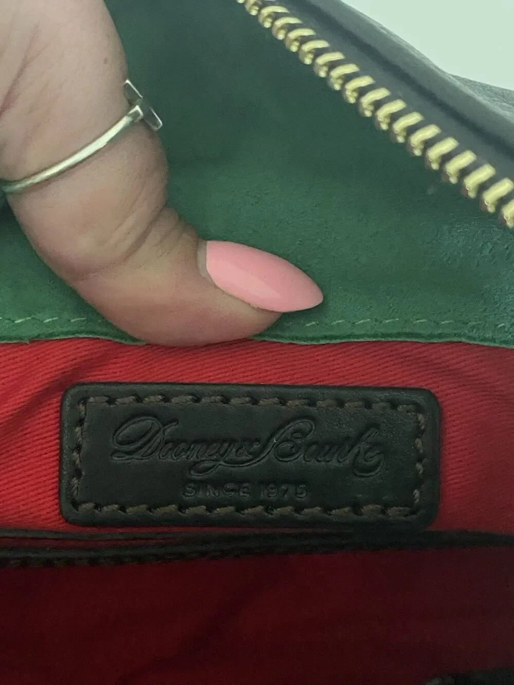NWOT Dooney & Bourke Black Mini Florentine Satchel